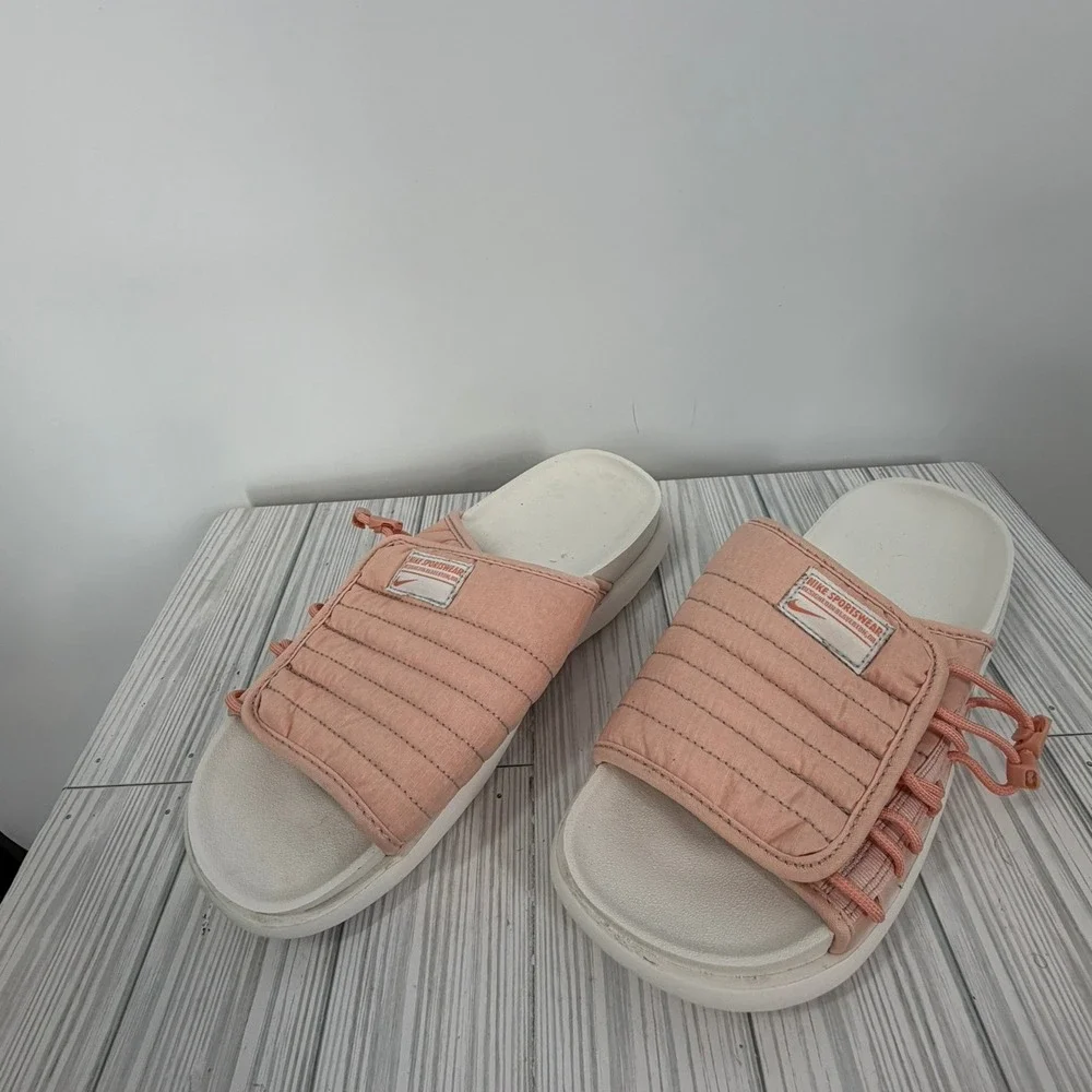 Nike Asuna 2 Slide Sandals Madder Root Coral Chalk Pink Women DX6067-800